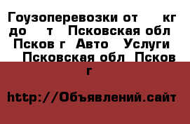 Гоузоперевозки от 100 кг до 20 т - Псковская обл., Псков г. Авто » Услуги   . Псковская обл.,Псков г.